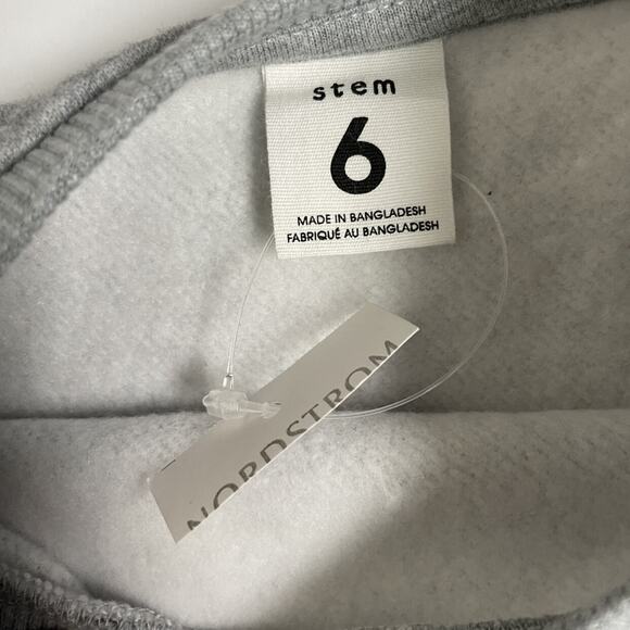 Stem Denim Sleeved Sweatshirt Dress - Picture 3 of 3